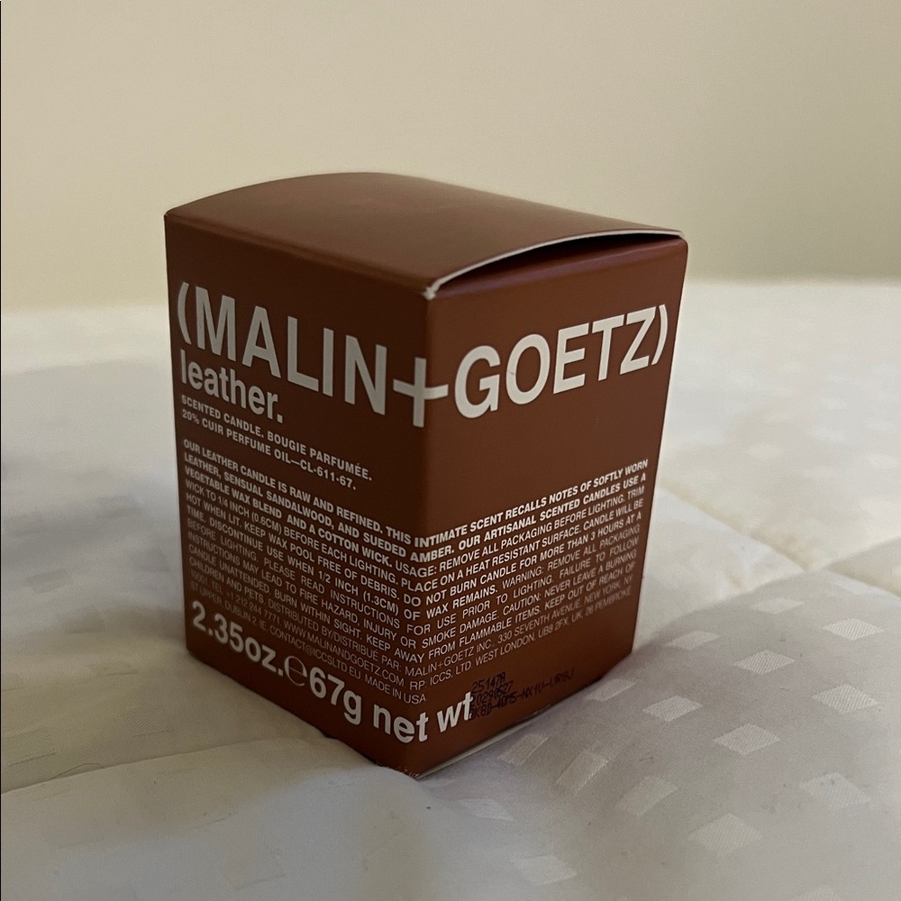 Malin + Goetz Leather Candle